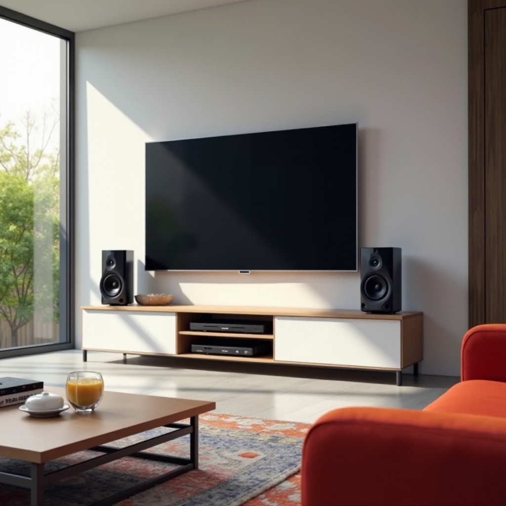 como conectar alto-falantes sem fio à TV