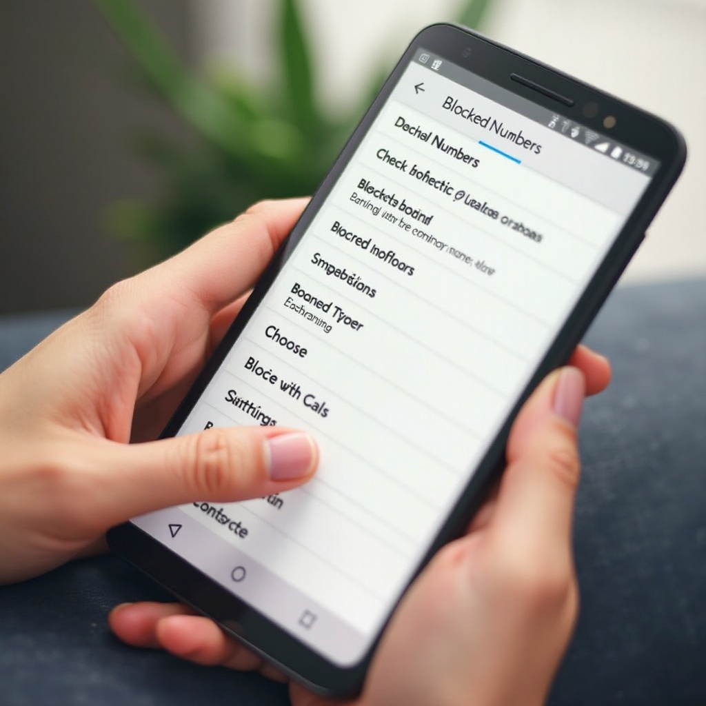 periksa nomor yang diblokir di Android