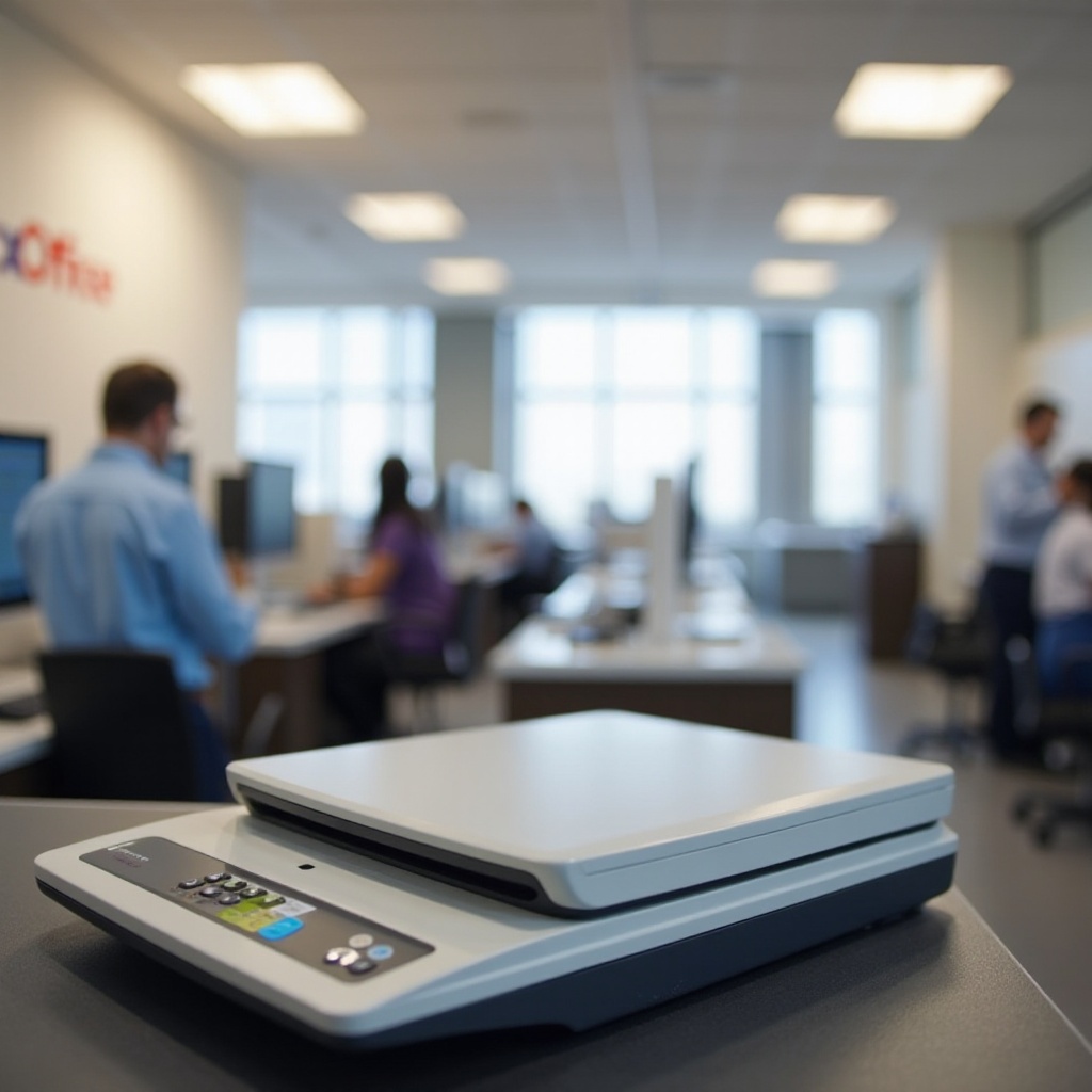 Apakah kantor FedEx memiliki pemindai