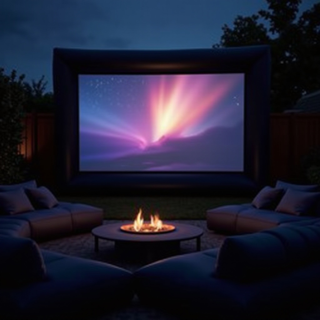 販売用の膨張式プロジェクタースクリーン