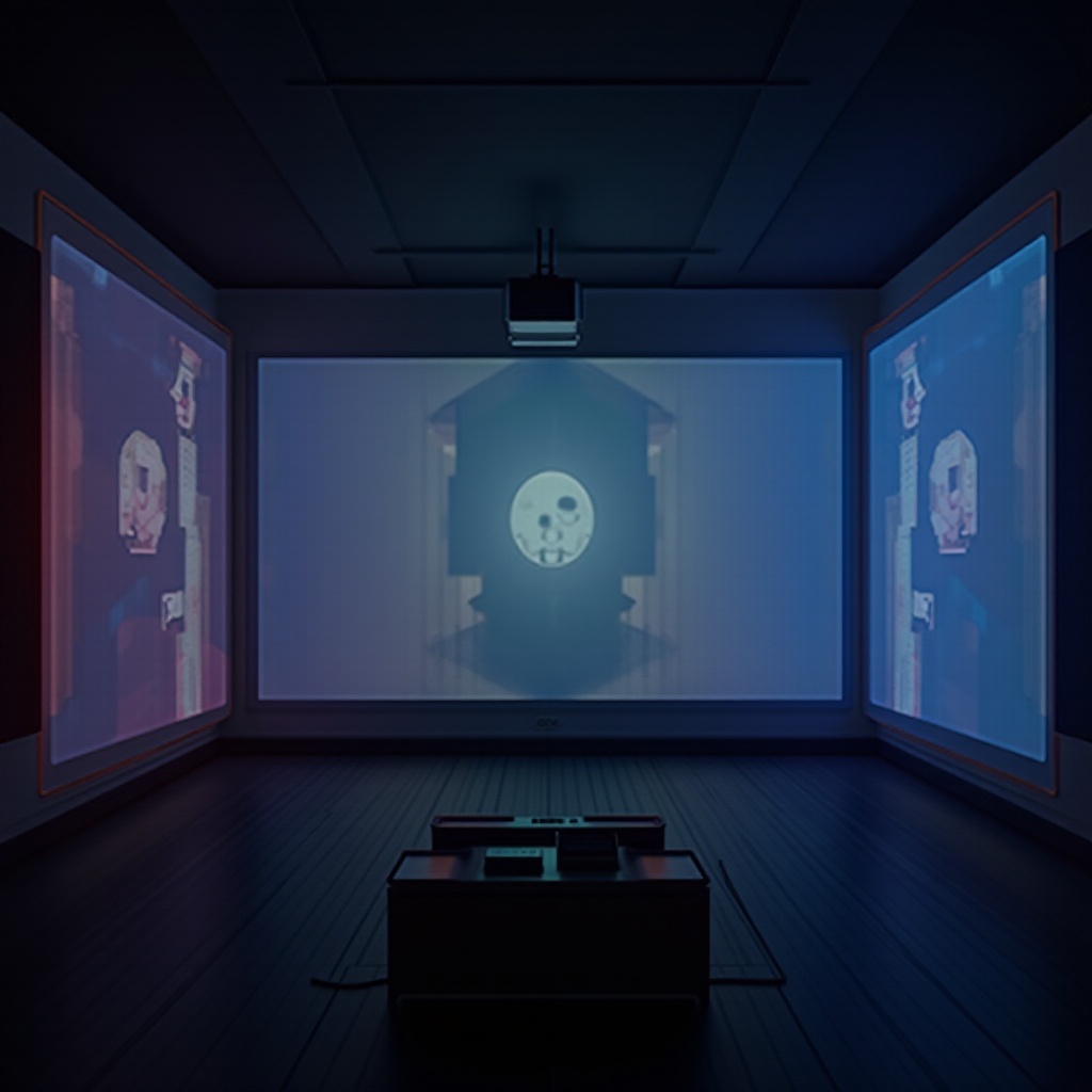 エッジブレンディング機能付きのハイエンドプロジェクター