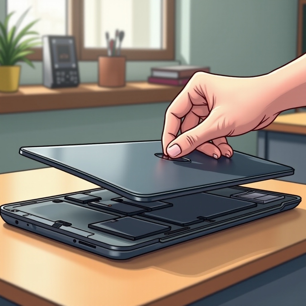 学校用Chromebookのバッテリーを交換する方法