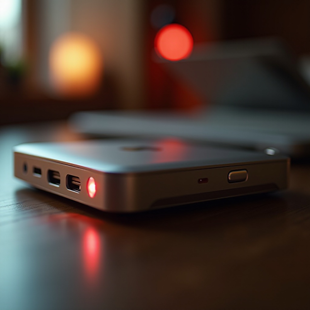 lumière rouge sur le chargeur mac