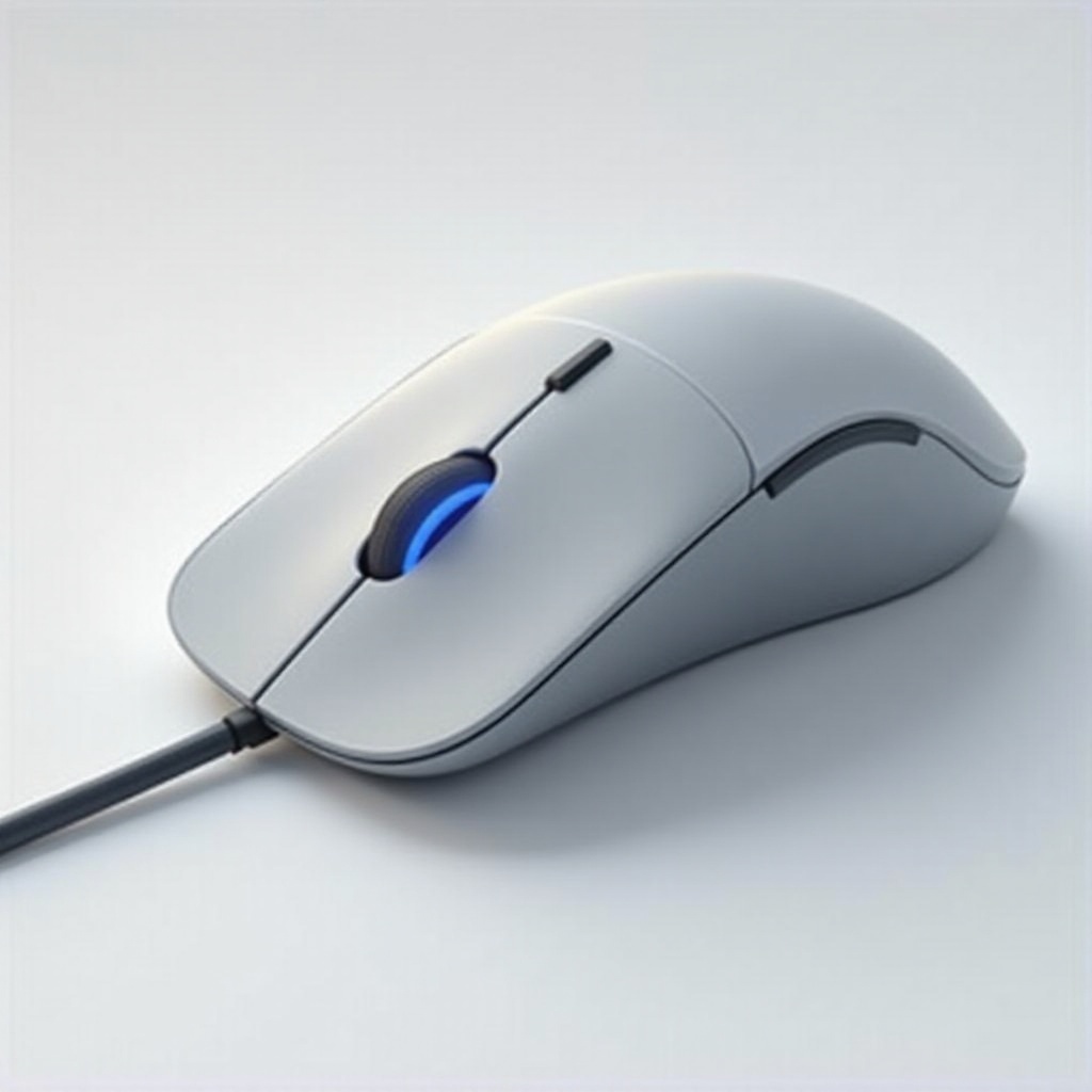 mouse com modo com fio e sem fio