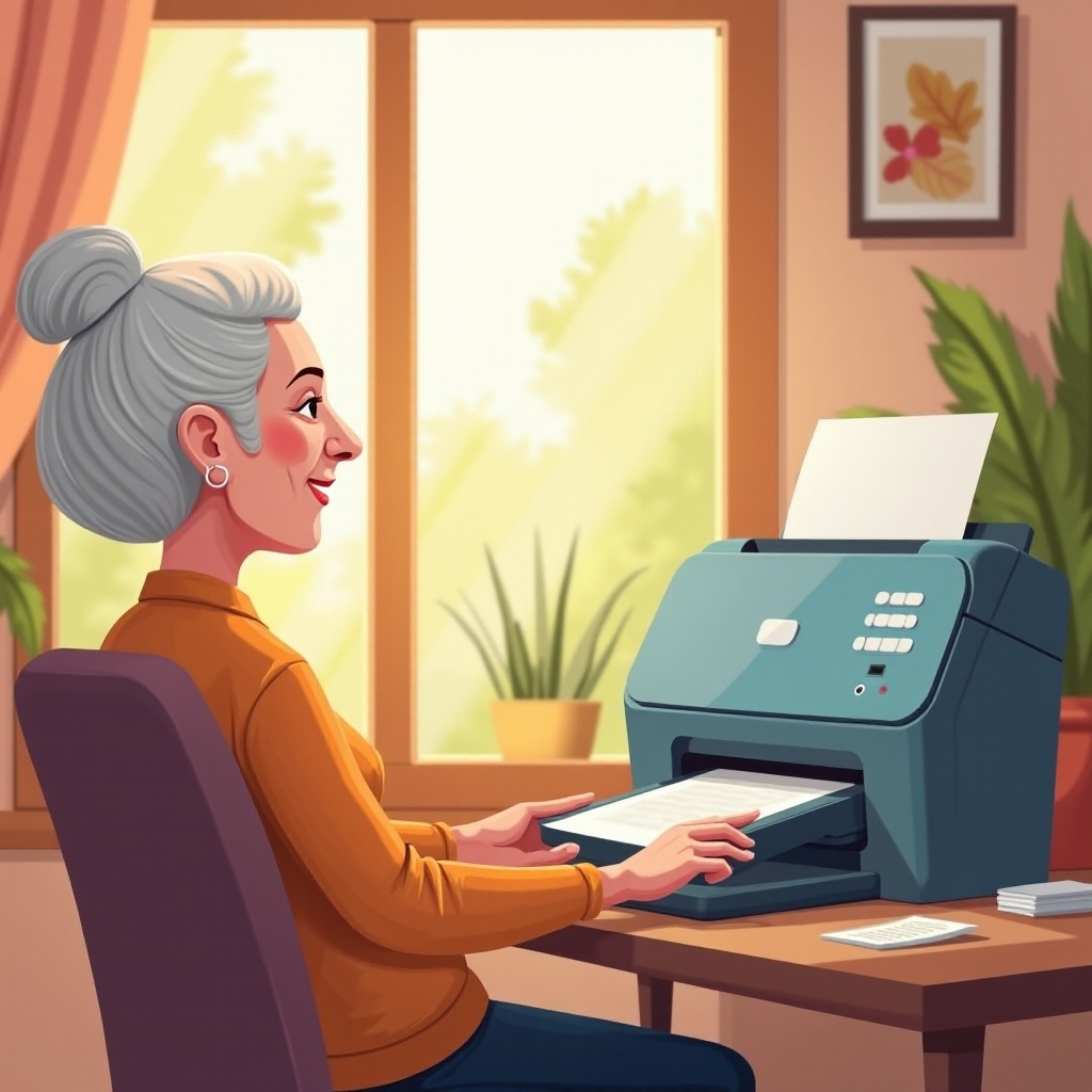 impresora fácil para personas mayores