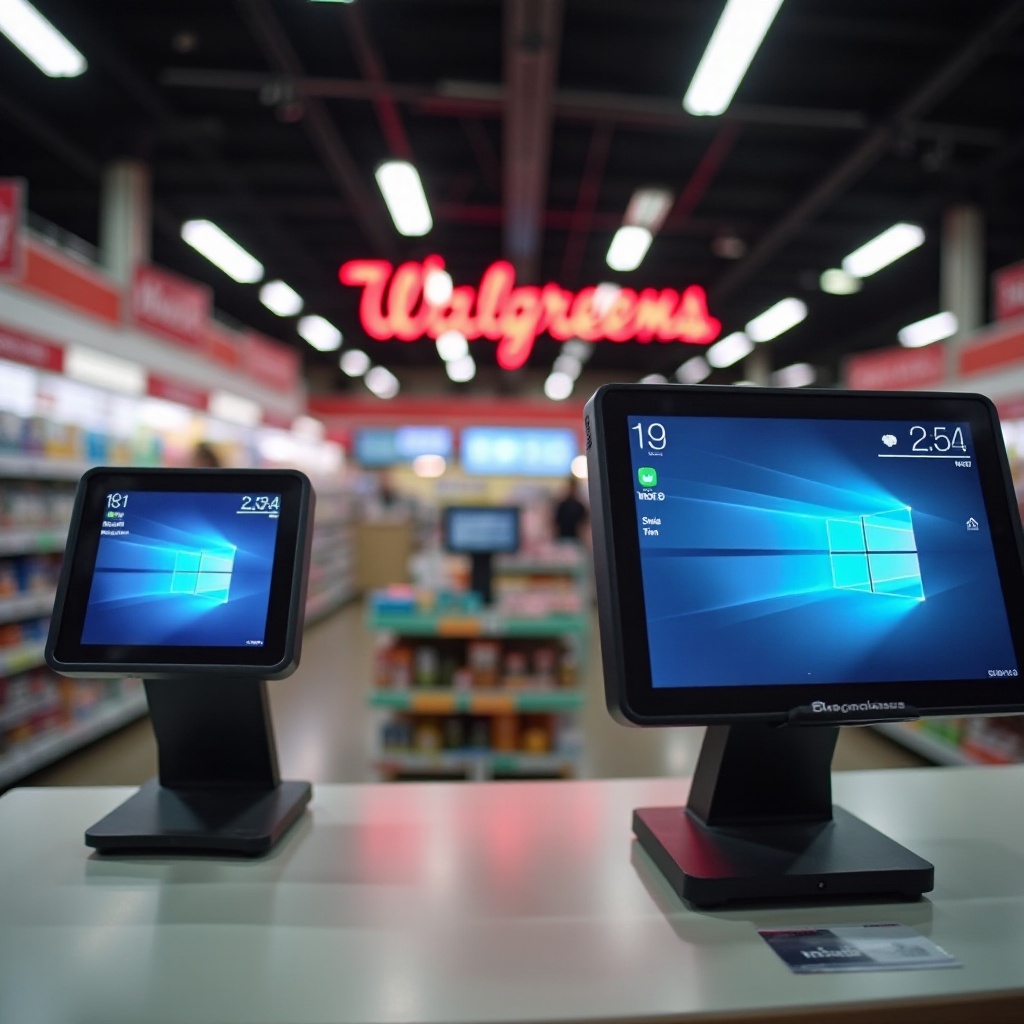 A Walgreens tem scanners?