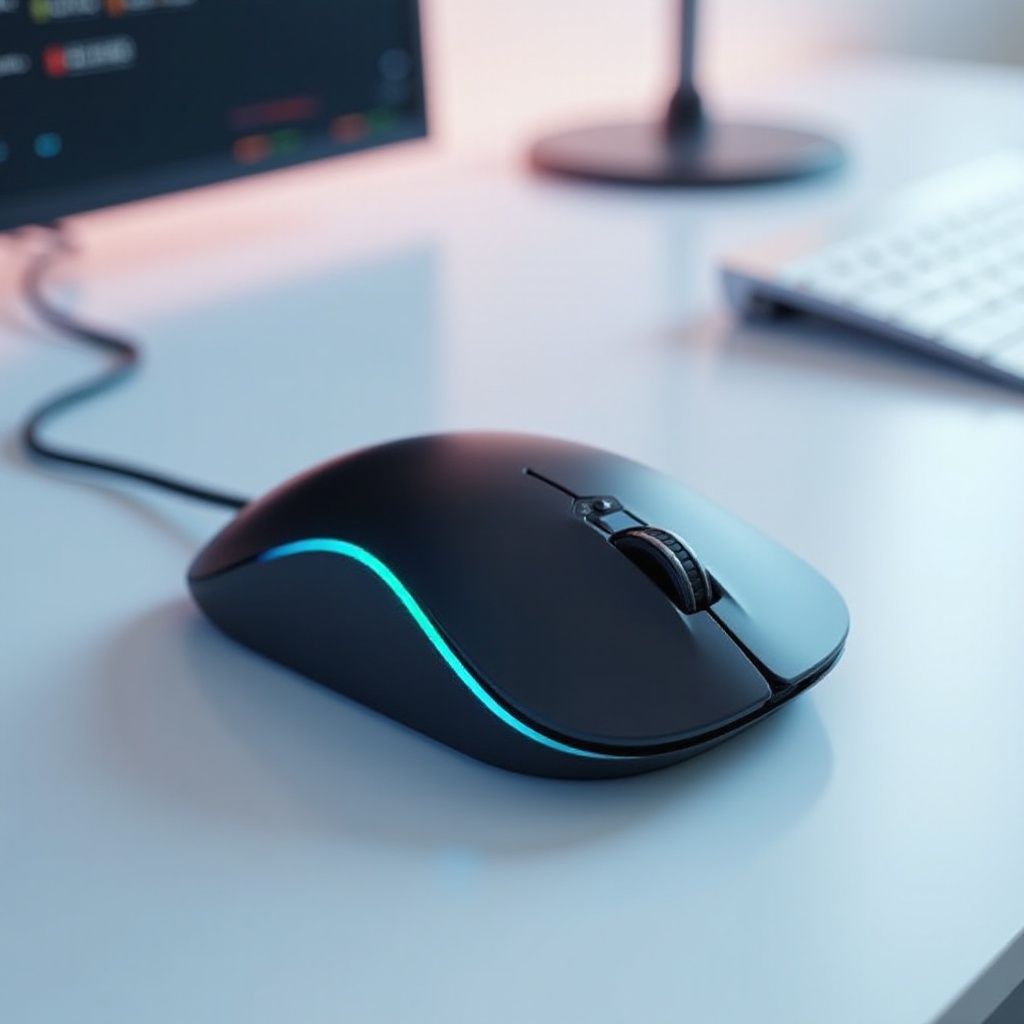 souris avec modes filaire et sans fil