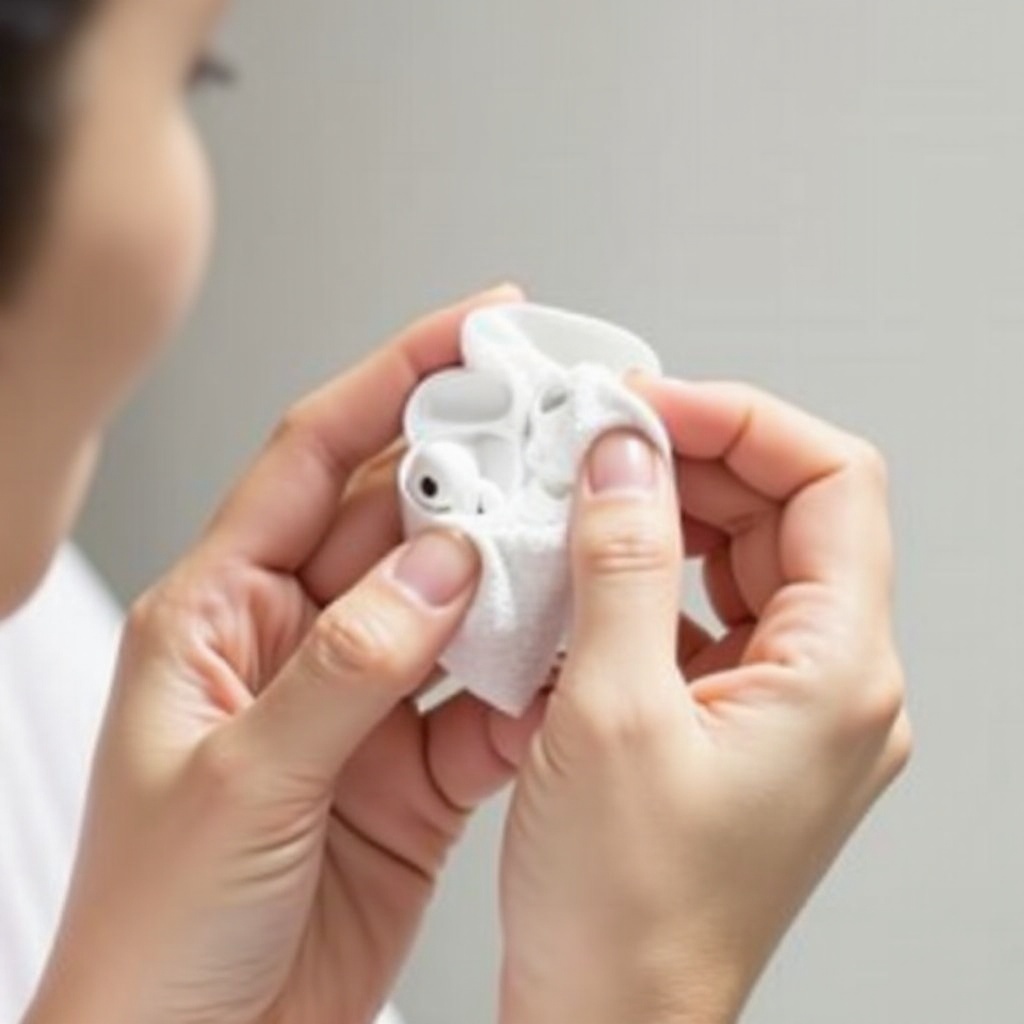 como remover cera de ouvido dos AirPods