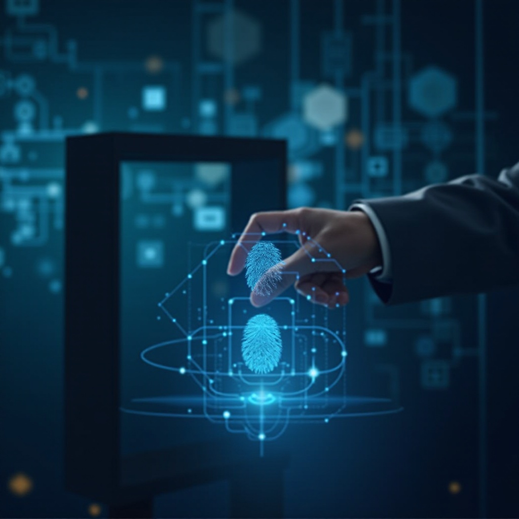 biometric na mga cyber security scanner