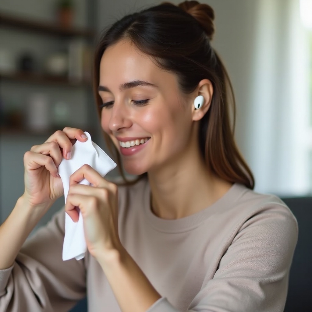 cara menghilangkan kotoran telinga dari AirPods