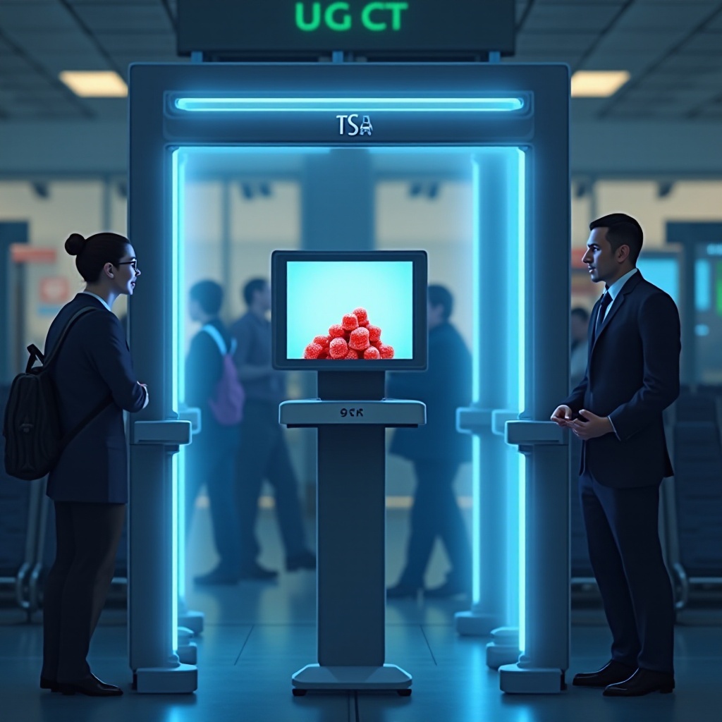 TSAのスキャナーはTHCグミを検出できますか？