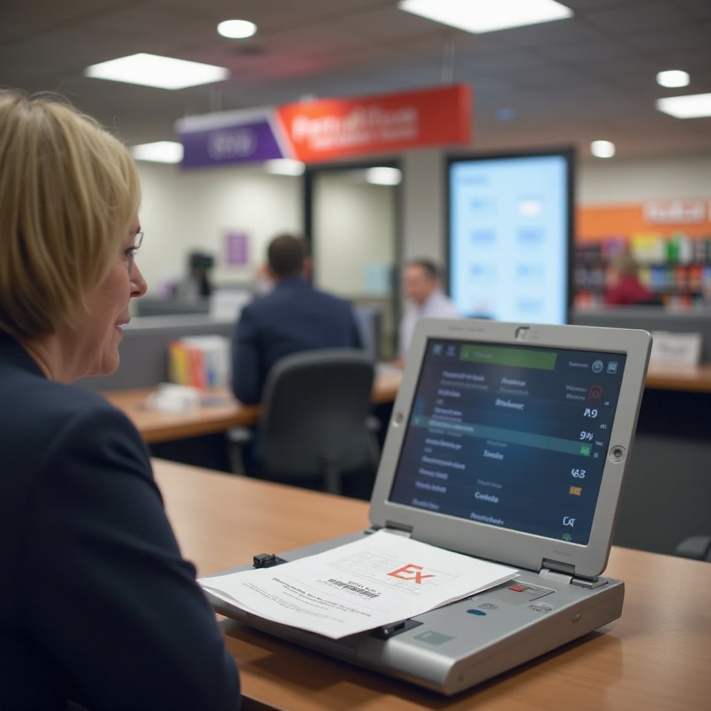 est-ce que le bureau de FedEx a des scanners