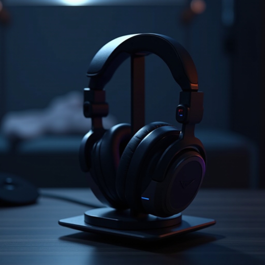 casque de jeu sans fil avec station de charge