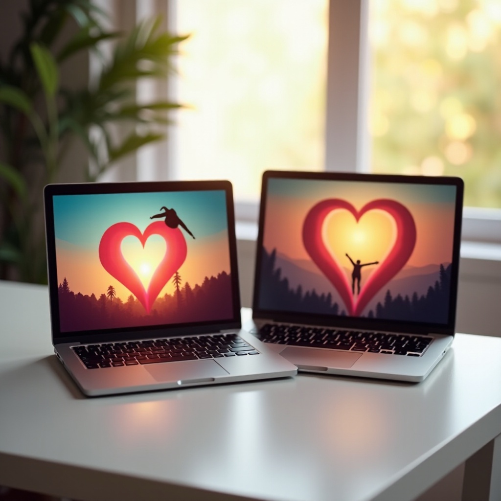 papier peint assorti pour meilleurs amis sur ordinateur portable