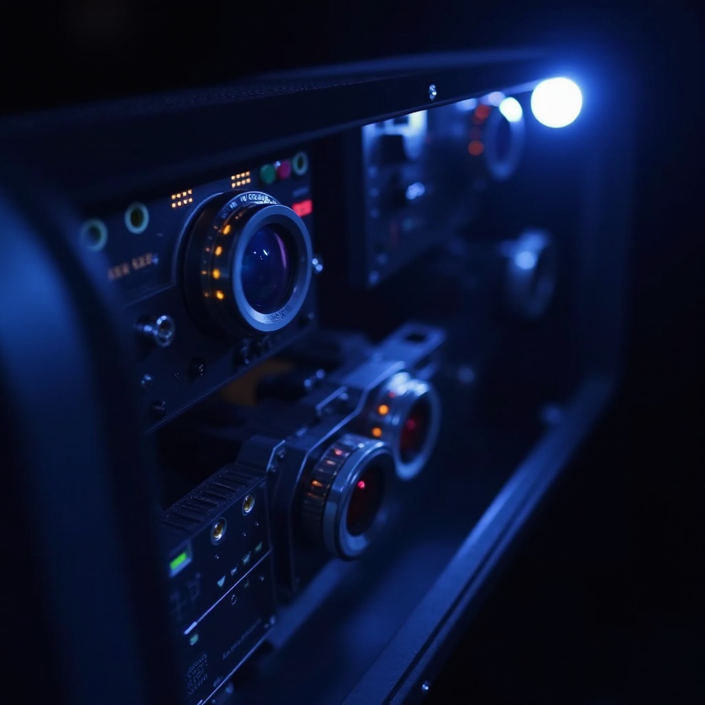 como funciona um projetor a laser