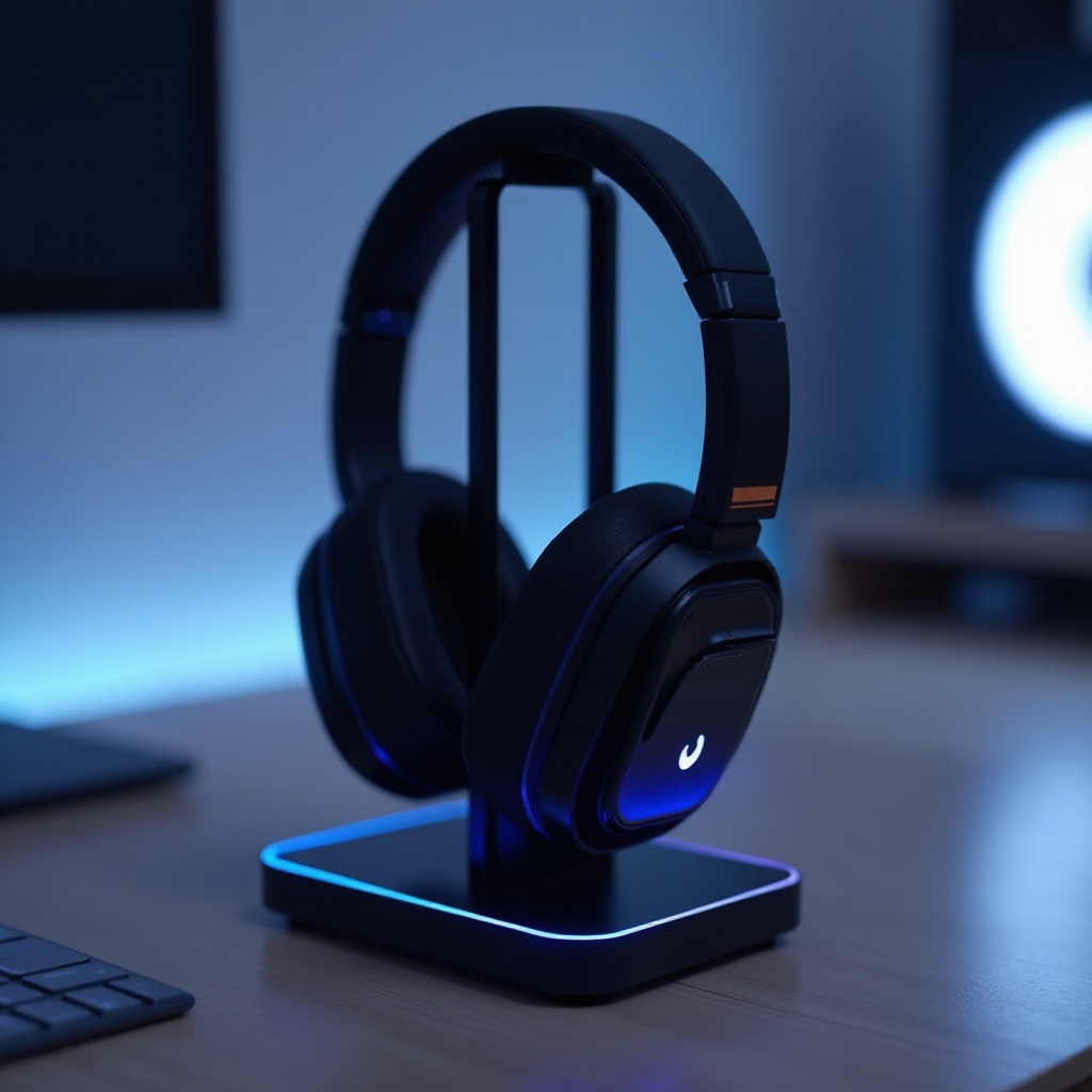auriculares de juego inalámbricos con base de carga