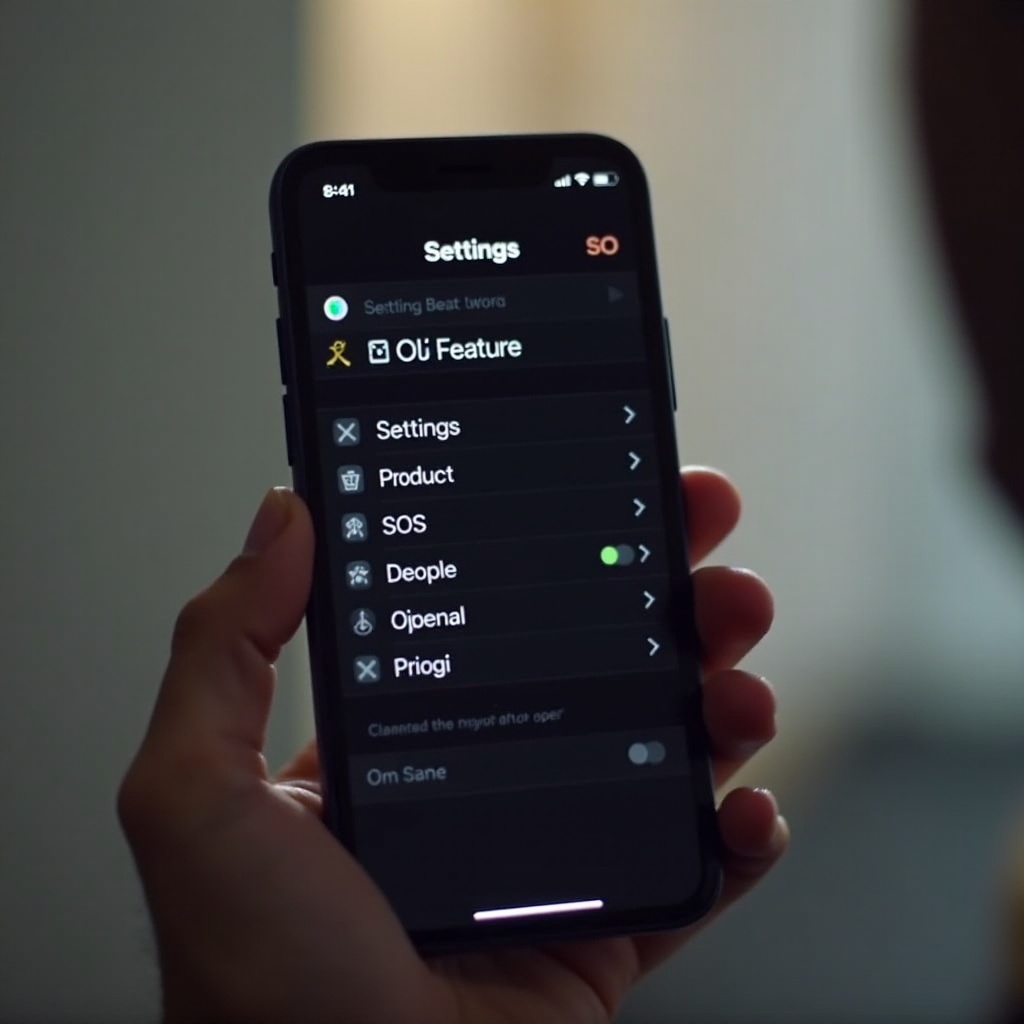 i-off ang SOS sa iPhone 15