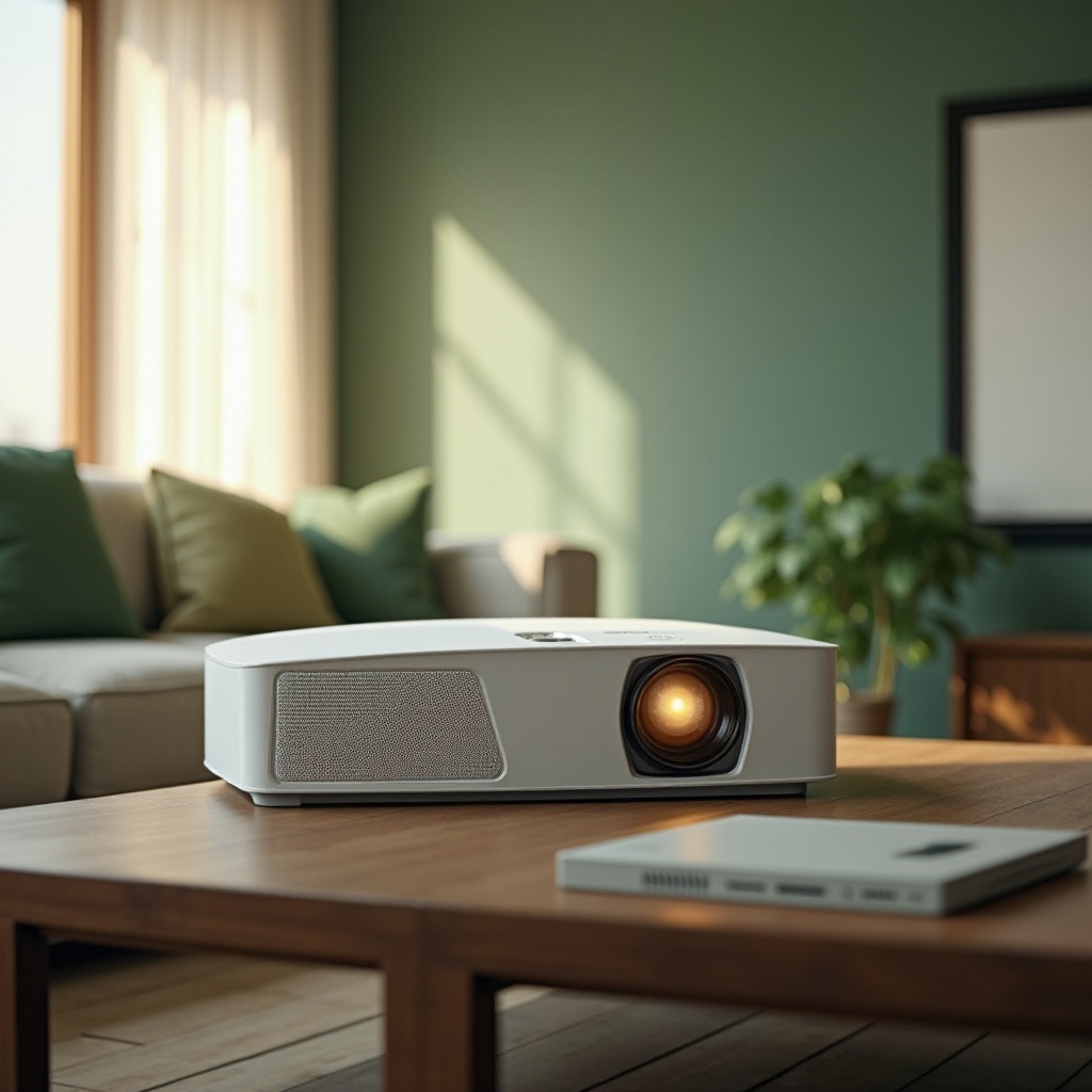 proyector ecológico con tecnología inteligente