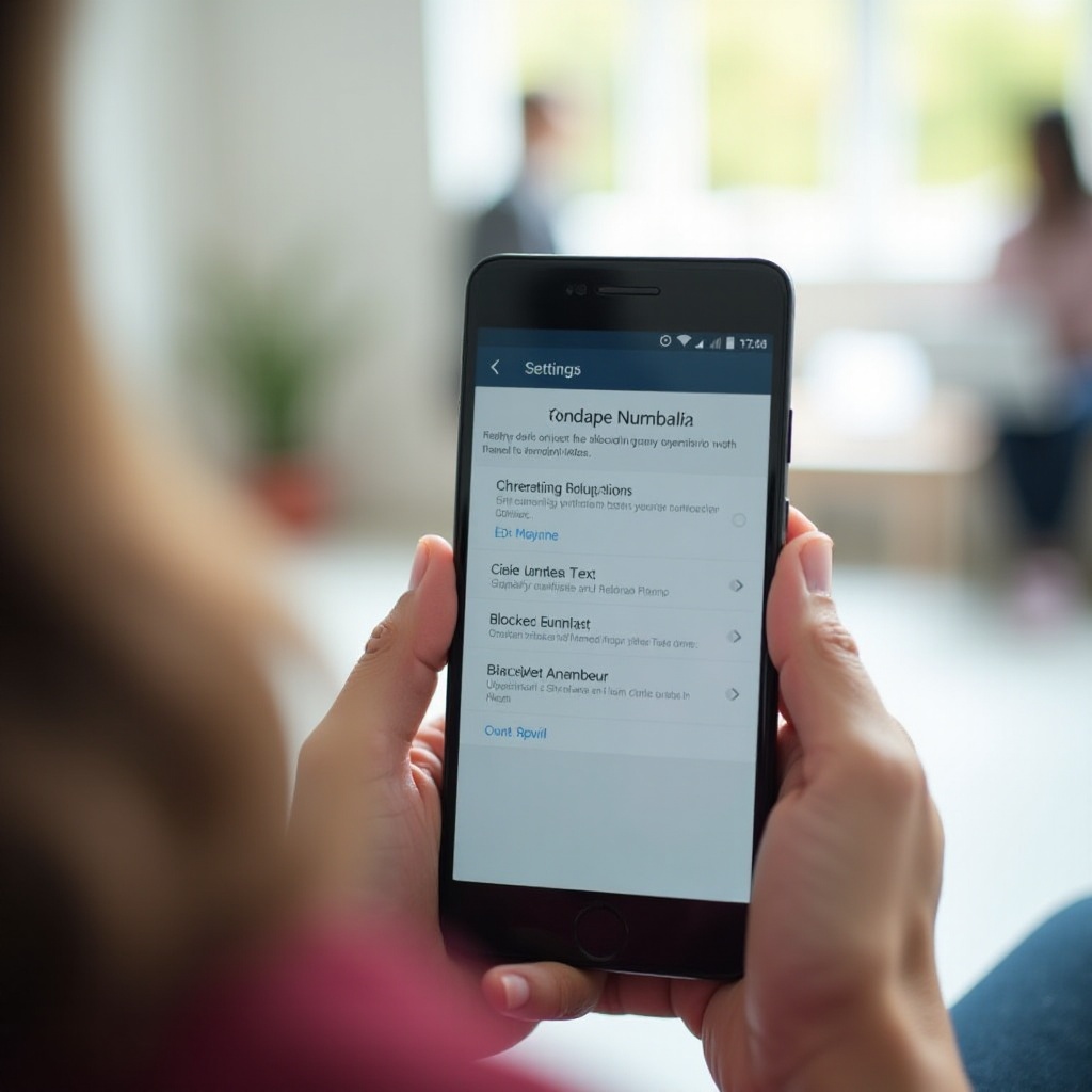 verificar números bloqueados en Android