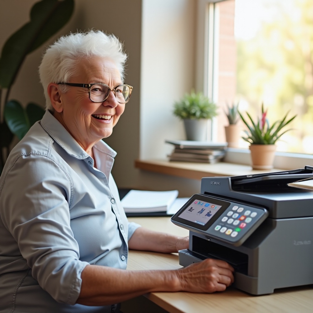 madaling printer para sa mga matatanda