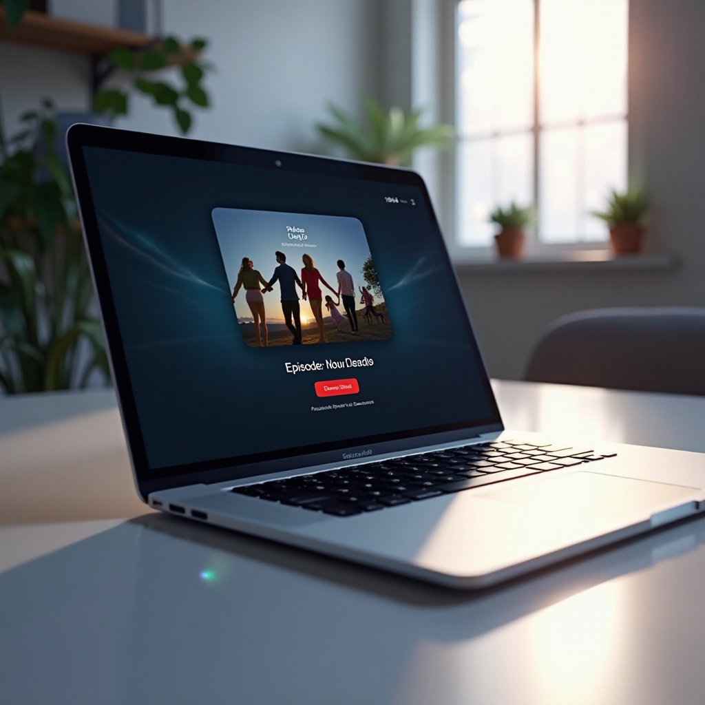 comment puis-je extraire un épisode sur le MacBook Pro Peacock