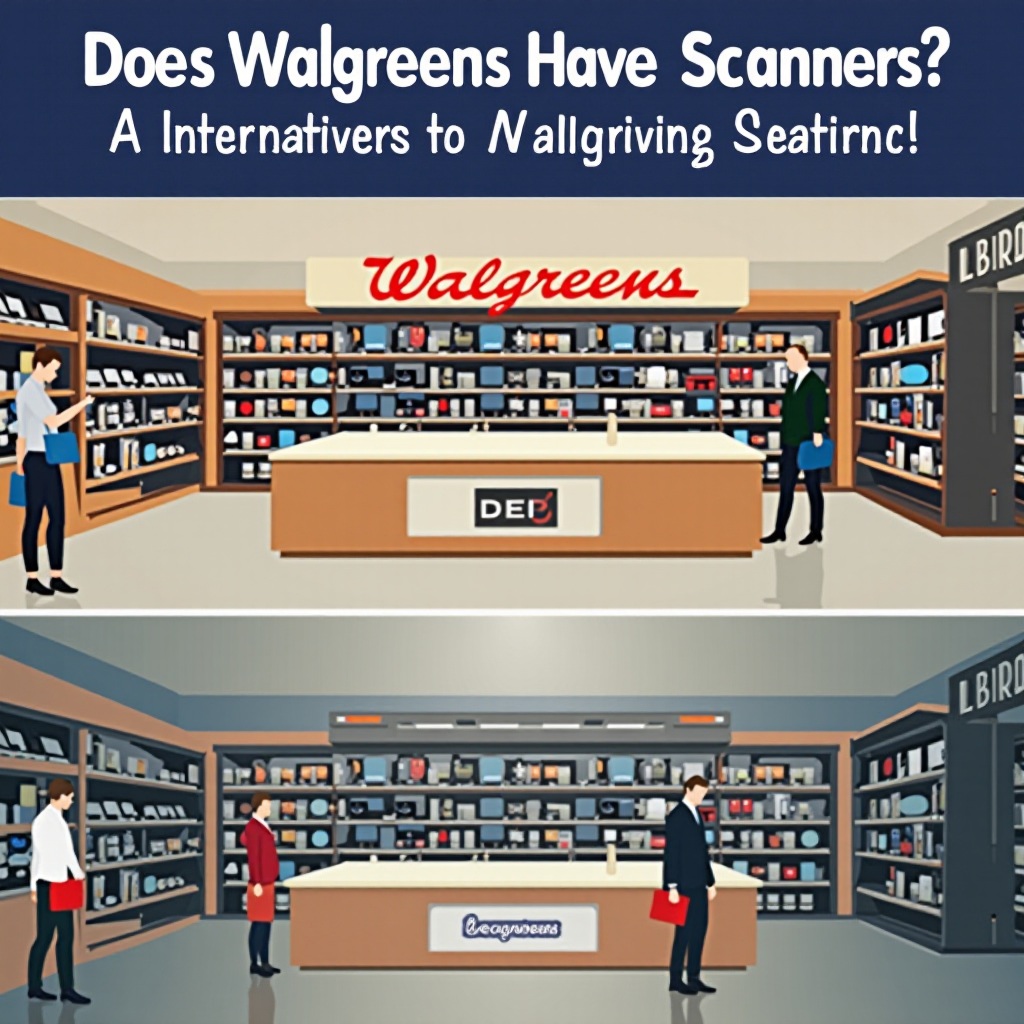 May mga scanner ba ang Walgreens?