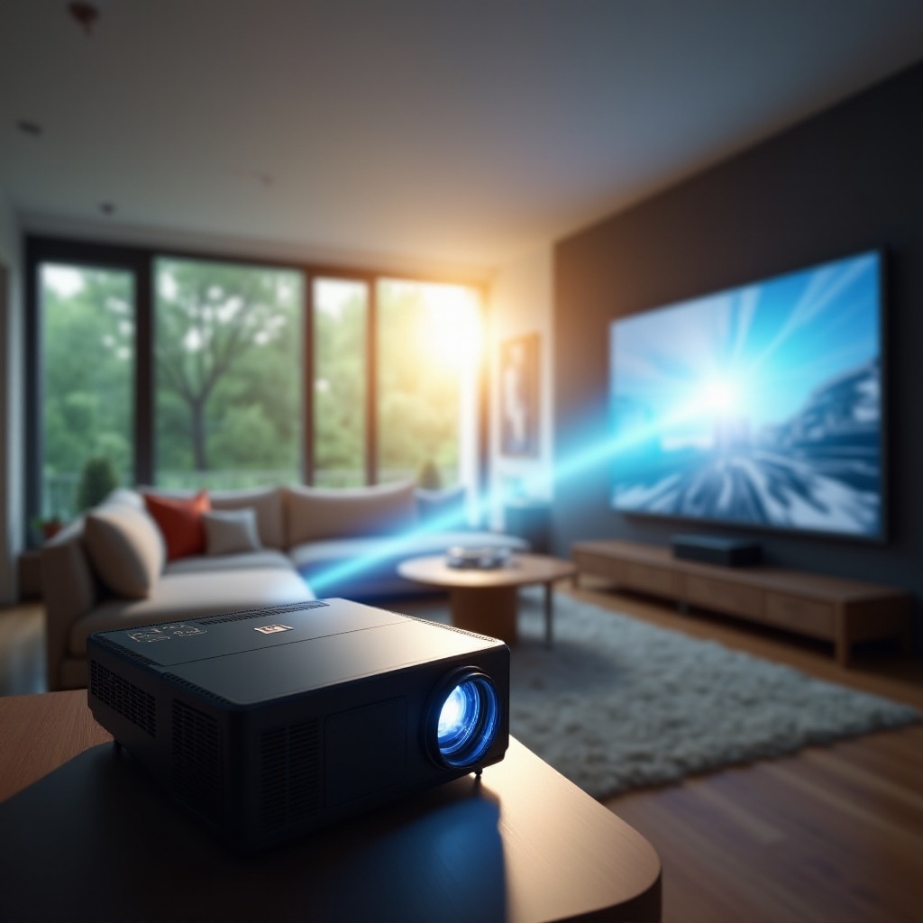 cuántos lúmenes para un proyector diurno