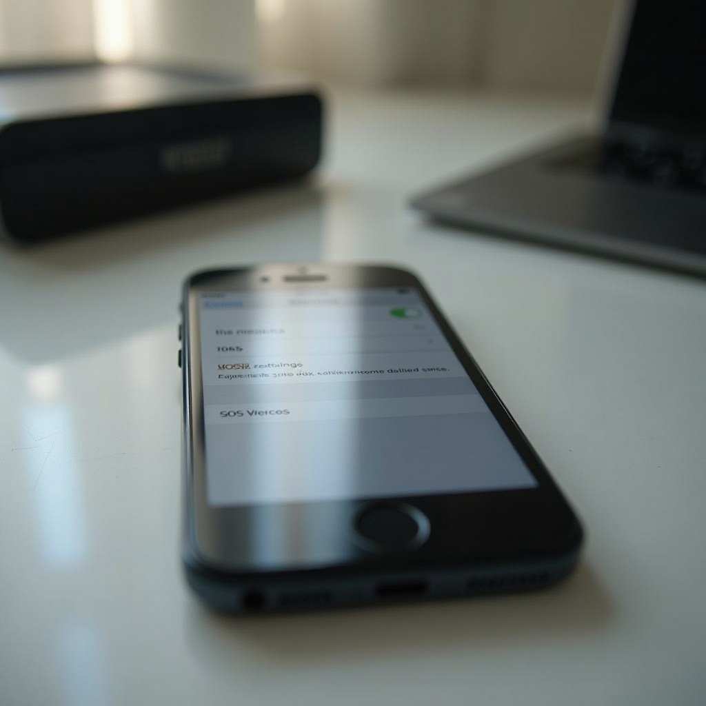 désactiver SOS sur iPhone 15