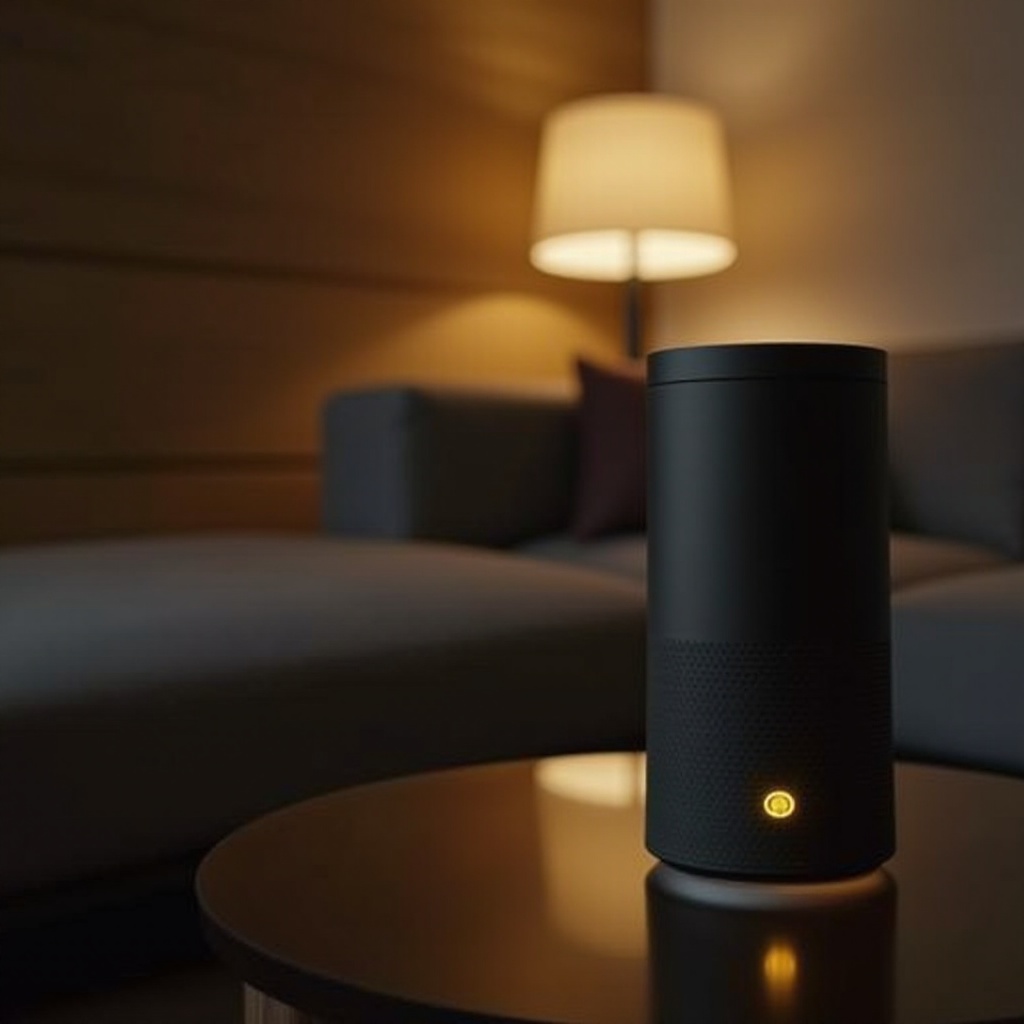 Alexa berkedip kuning