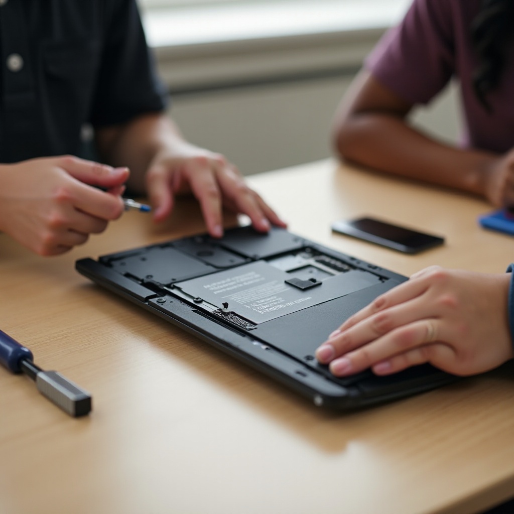 comment remplacer la batterie sur le Chromebook scolaire