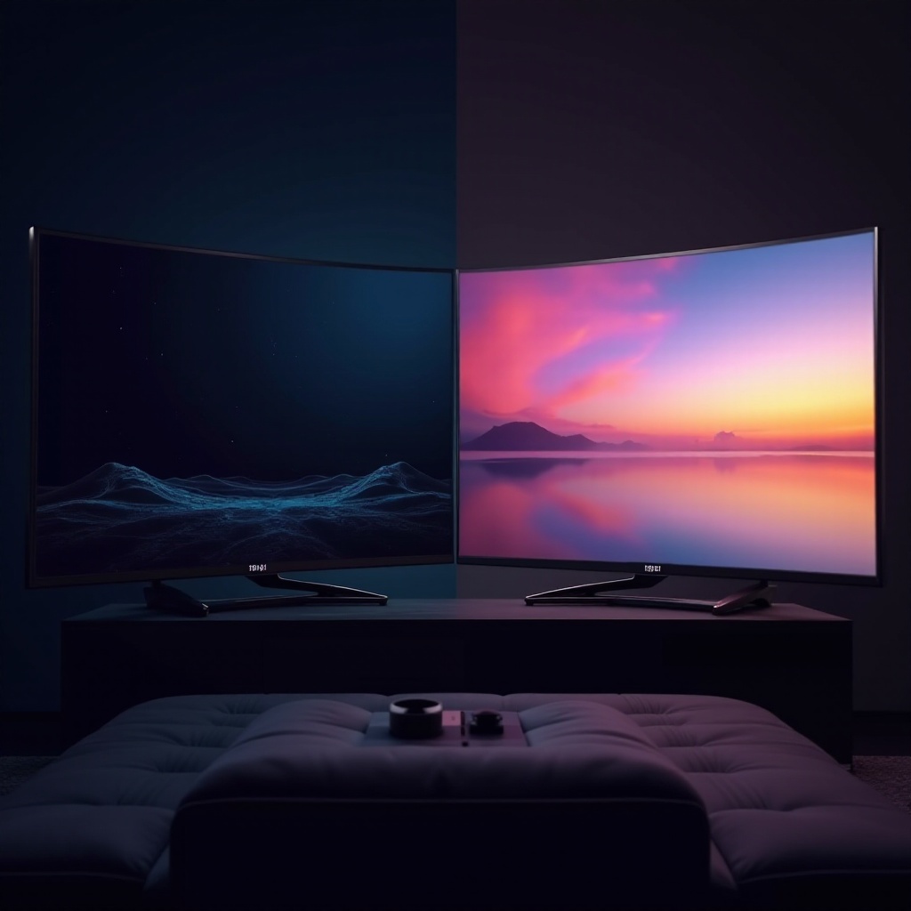 cuál es la diferencia entre los televisores OLED y QLED
