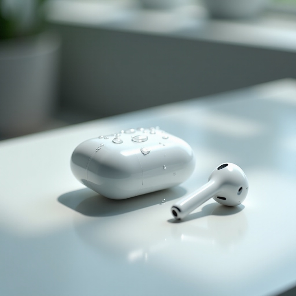 éjection d'eau pour AirPods