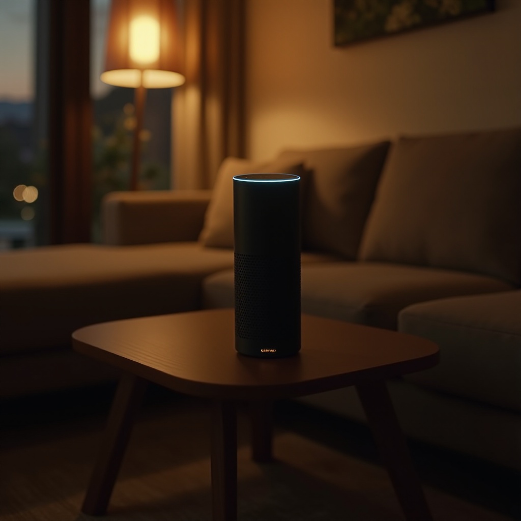 Alexa clignote en jaune