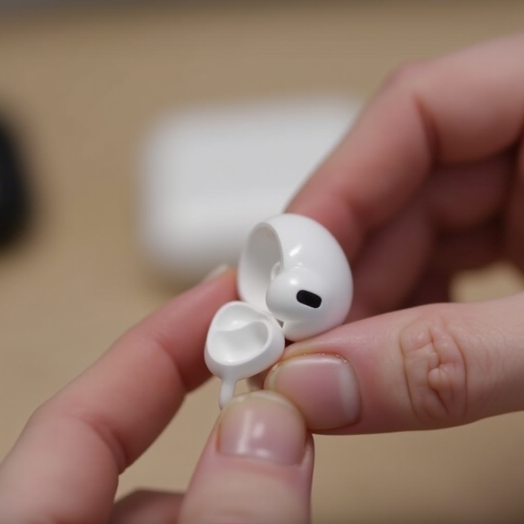 kung paano alisin ang tutuli mula sa AirPods