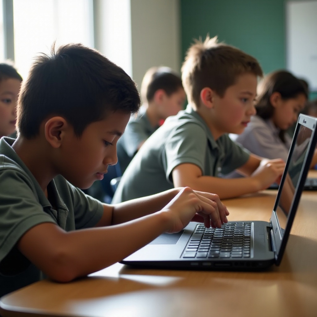 kung paano palitan ang baterya sa school Chromebook