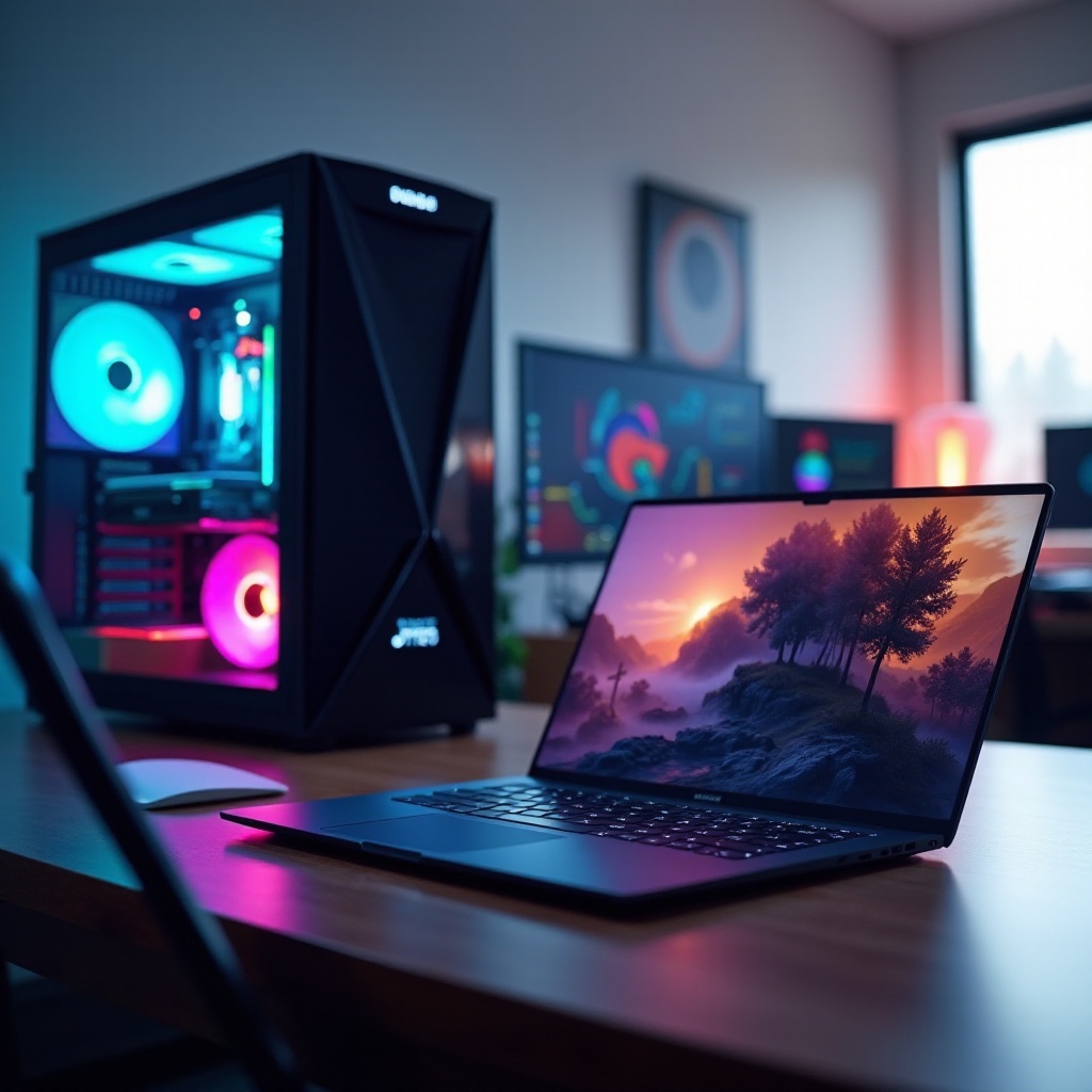 komputer gaming vs laptop gaming