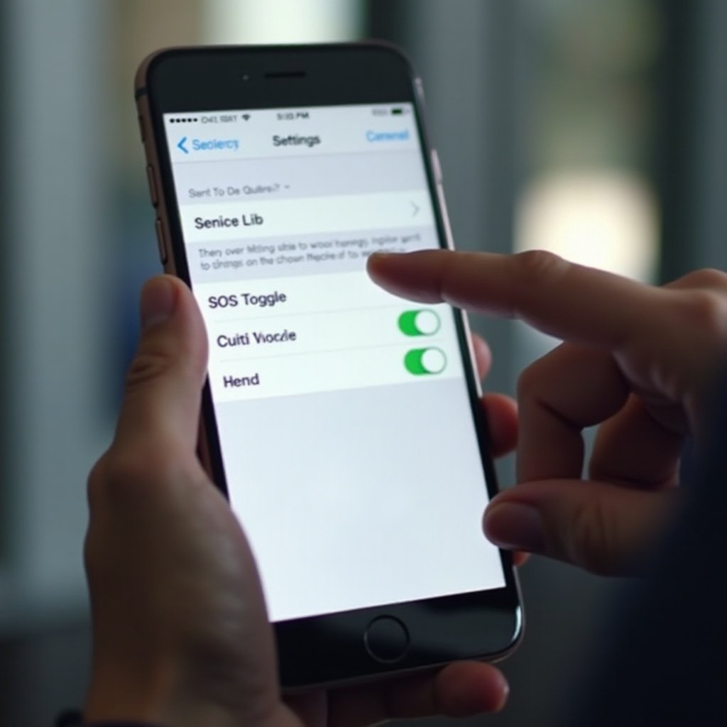 matikan SOS di iPhone 15