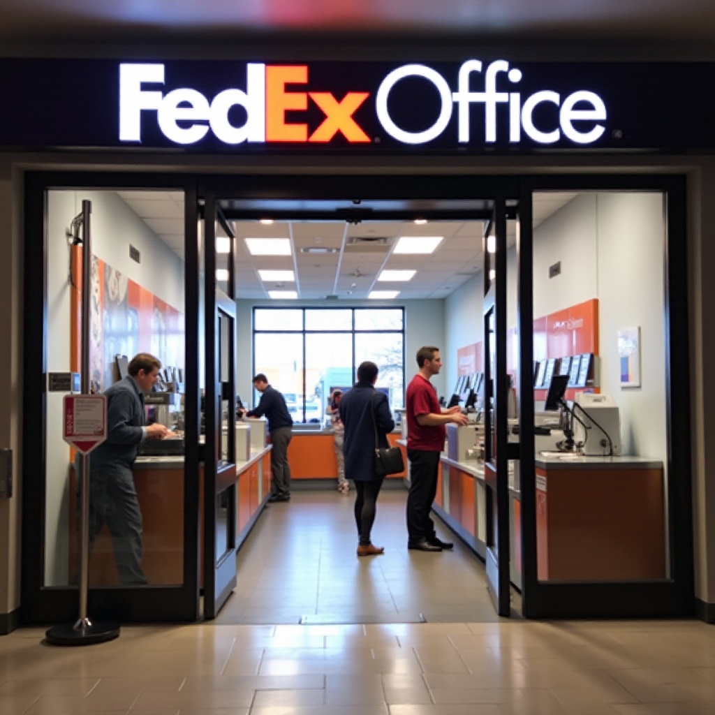 ¿tiene la oficina de FedEx escáneres?